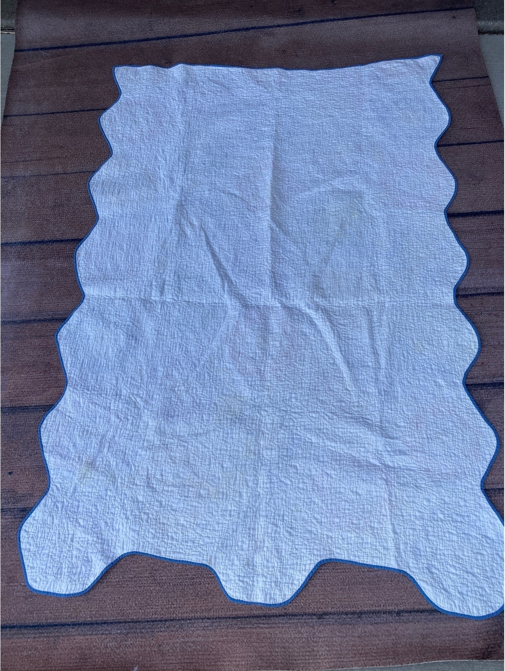 Antique Grandmothers Flower Garden hand pieced hand sewn hexagon crib quilt 1930 - Picture 5 of 6